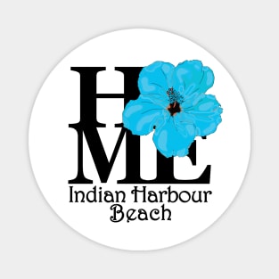 HOME Indian Harbour Beach Blue Hibiscus Magnet